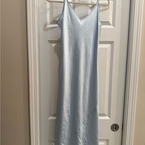 Wilfred Heatwave Blue Maxi Slip Dress